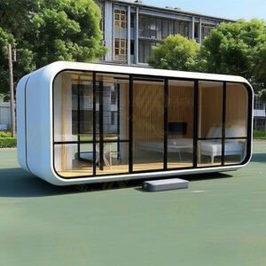 Portable Apple Cabin for Mobile Office Spaces | Customizable & Eco-Friendly