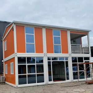 2 Story Mobile Office Dormitory/Vacation Container Homes Customized Assembly Detachable Villa