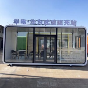 Apple Cabin for Service Stations | Portable & Eco-Friendly Modular Service Hub