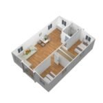 2 bedroom expandable house
