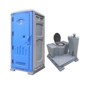 blue hdpe portable toilets