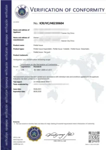 CE Certificate