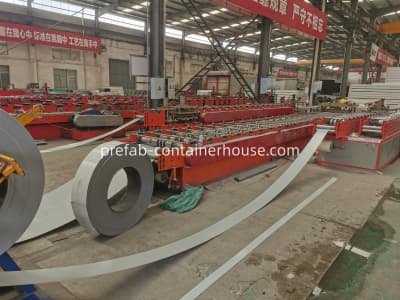 Advanced roll-forming machine for structural steel profiles of custom container home frames