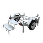 mobile toilet trailer