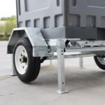 portable toilet trailer