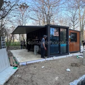 Installation maison container extensible